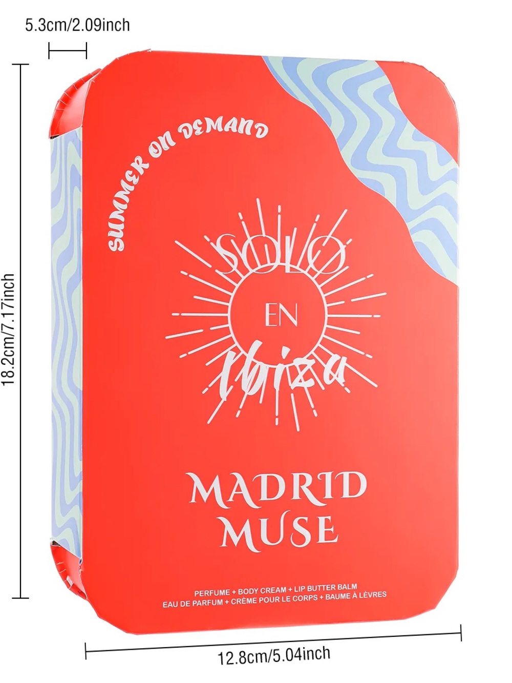 Solo En Ibiza EMPTY Madrid Muse Summer on Demand Body Travel 3 Piece Gift Set
